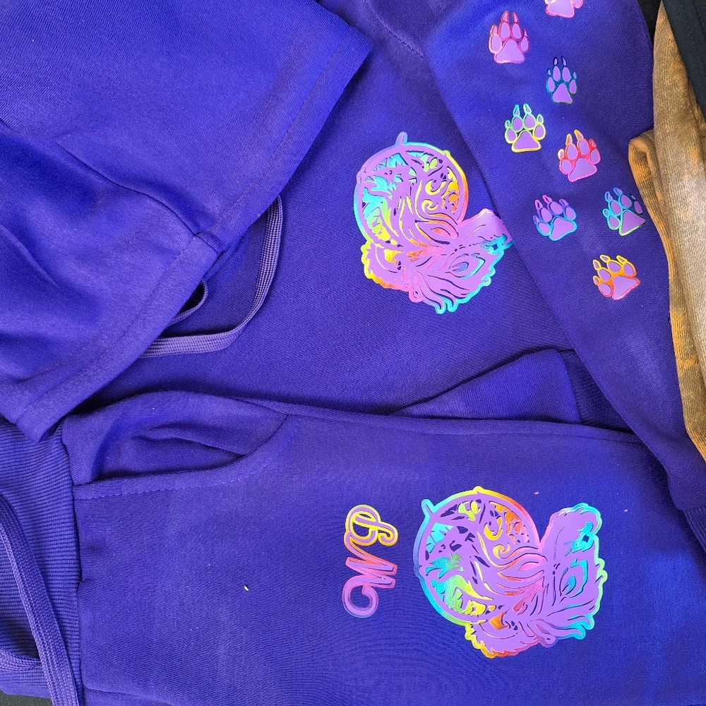 Ladies sweat suits